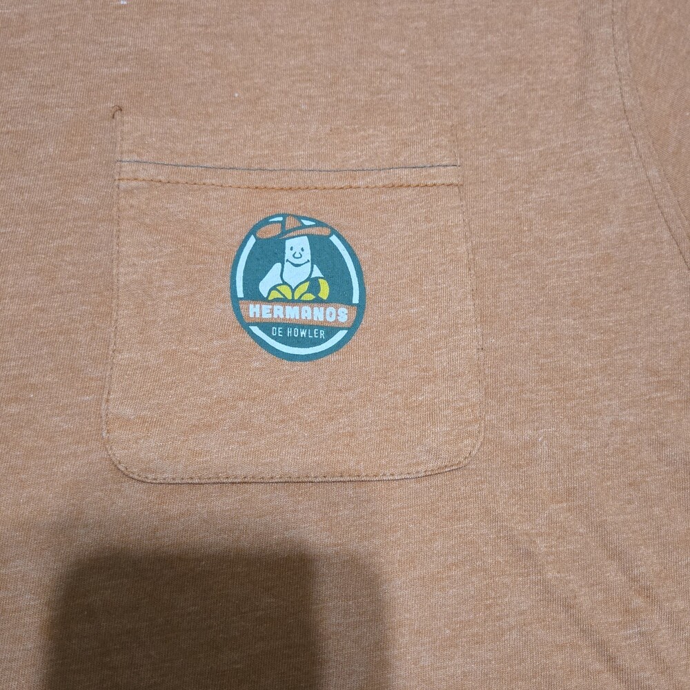 Howler Brothers Los Hermanos Badge Graphic T-Shirt Men's Size Xl Short Sleeve View 2
